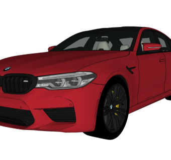 超精细汽车模型 宝马 BMW M5